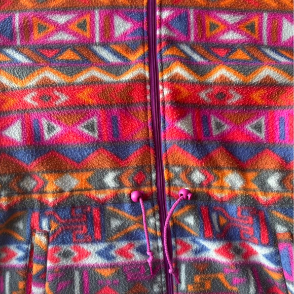 Sequence | Vintage 90s Fleece Jacket Size 10 - Picture 8 of 9